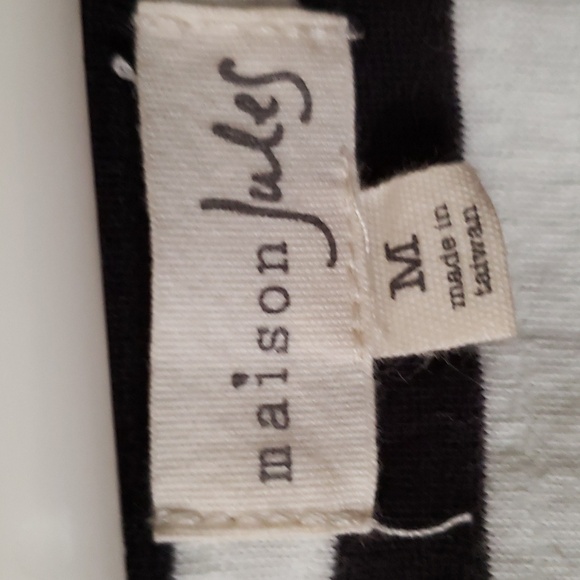 Anthropologie x Maison Jules Lace/Striped Dress Size Medium - Picture 6 of 16